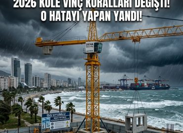 Mersin kule vinç kiralama sektöründe flaş haber! Deha Kule Vinç 2026 denetimleri ve şantiye güvenliği.