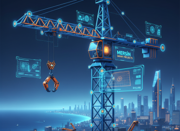 Akıllı kule vinç teknolojileri: IoT sensörler, yapay zeka, otonom sistemler, inşaat güvenliği