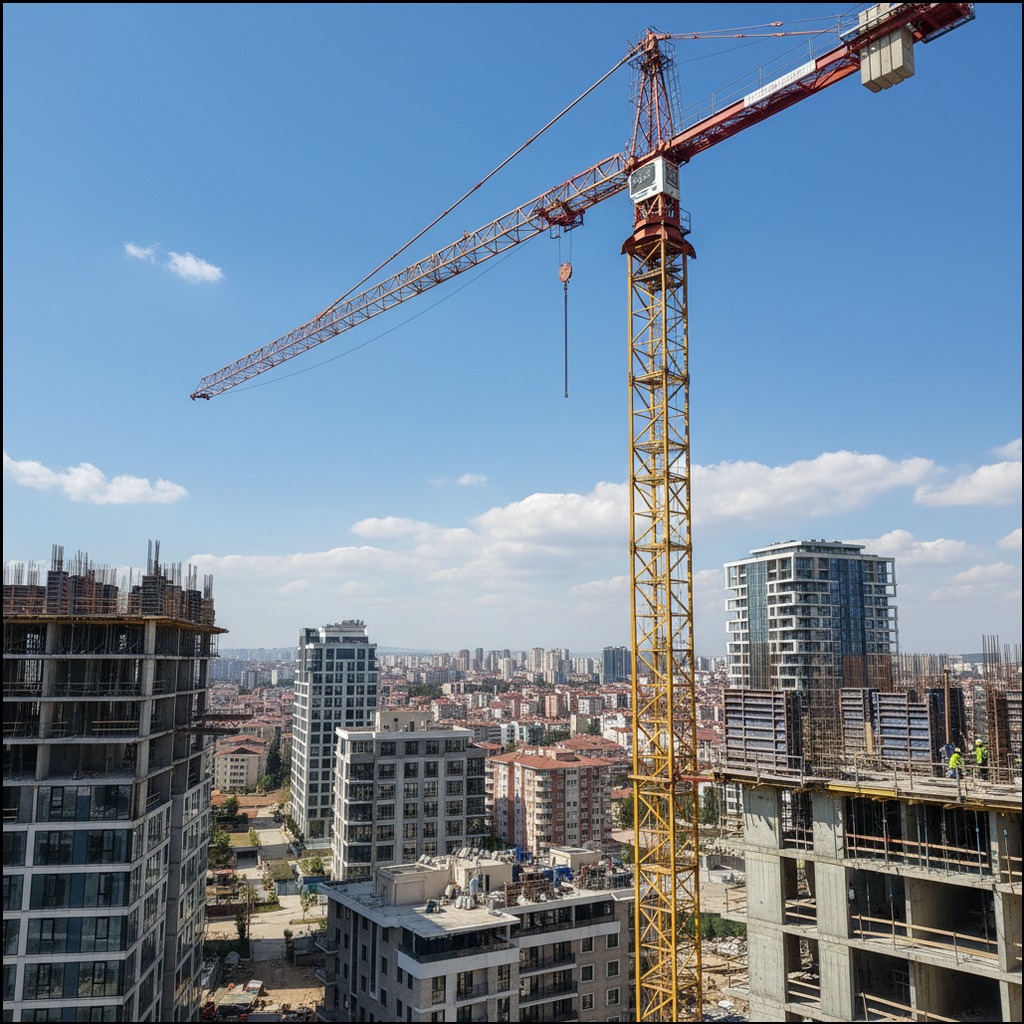 Çukurova deprem sonrası kentsel dönüşüm kule vinç projeleri