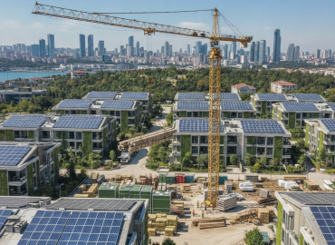 Sürdürülebilir inşaat projelerinde kule vinç kullanımı yeşil dönüşüm 2026