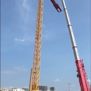 Tarsus kentsel dönüşüm projesi KS PROJE kule vinç montaj çalışması